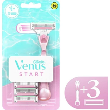 Gillette Venus Venus   Venus Start Makina+2 Yedek Bıcak  Yüz