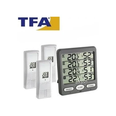 Tfa 30.3054.10 ´klima Monitor´ Çoklu Ortam Sıcaklık ve Nem Takip
