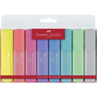 Faber-Castell 1546 Pastel Renk Fosforlu Kalem