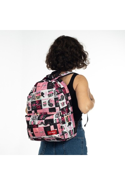 Gans Black Pink Sırt Çantası