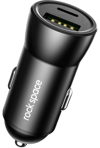 Rock Kaya Uzay H12 Pd 20W Tip-C / Usb-C + USB Şarj Cihazı (Yurt Dışından)