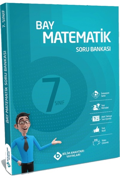 Bilim Anahtarı Yayınları Bay 7. Sınıf Matematik Soru Bankası