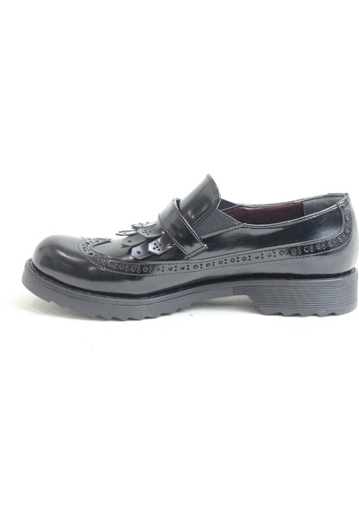 Charmia 119-14-S Siyah Oxford Mat Rugan Klasik Ayakkabı