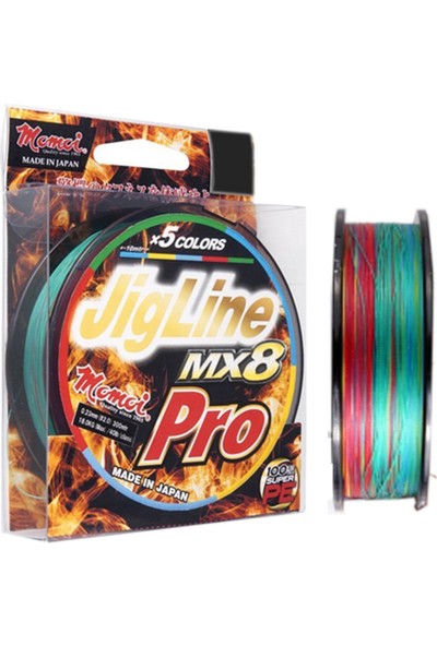 Momoi Jig Line Mx8 Pro 0,18MM 300M 11.3kg Pe1.2 Multicolor