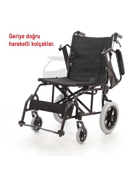 Wollex WG-M863 Refakatçı Manuel Tekerlekli Sandalye