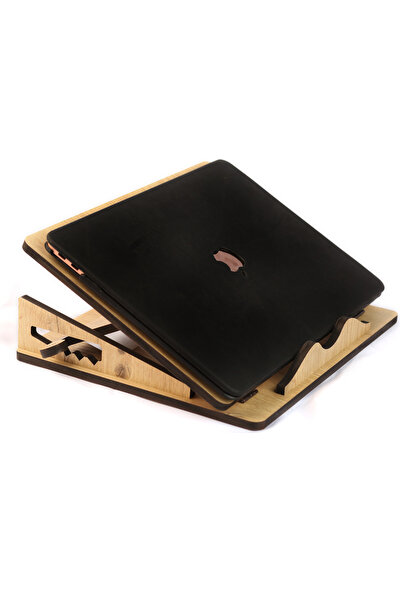 Vigo Wood Ahşap Aşınabilir Laptop Standı, Notebook Laptop Yükseltici