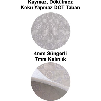Yıkanabilir Kaymaz Tabanlı Antibakteriyel-Antialerjik Halı