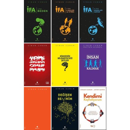 İfa: İnsanın Fabrika Ayarları - Yeni Dünyanın Cesur Insanı - Değişen Beynim - Insan Kalmak - Sinan Canan 9 Kitap Set