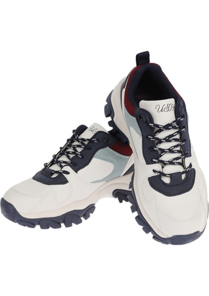 Tracky Beyaz Lacivert Kadın Sneaker Ayakkabı V2 indirimleri