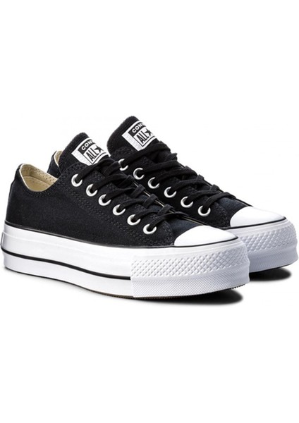 Chuck Taylor All Star Lift Yüksek Taban Kadın Siyah Spor Ayakkabı 560250C V4 fırsatları
