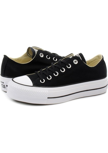 Chuck Taylor All Star Lift Yüksek Taban Kadın Siyah Spor Ayakkabı 560250C V4 indirimleri