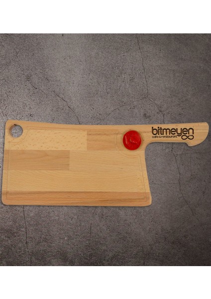 Restoran & Cafe & Barlara Özel Satır Tasarımlı Doğal Masif Ahşap Yemek Sunum Tabağı modelleri