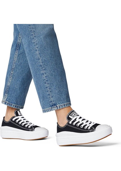 All Star Siyah Beyaz Kalın Yüksek Taban Ayakkabı 570256C V5 modelleri