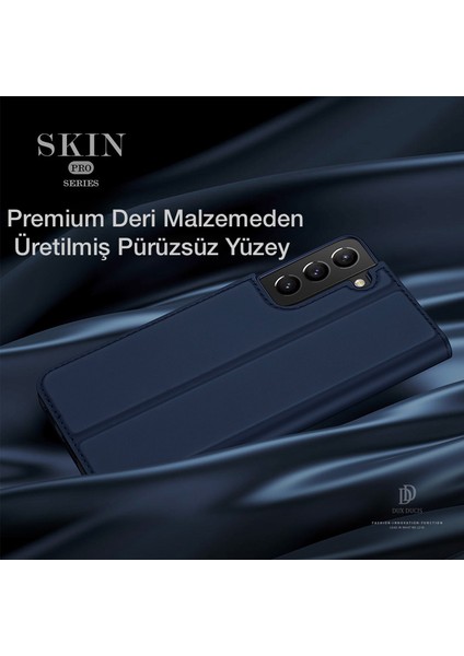 Dux Ducis Sm Galaxy S21 Plus Kılıf Kapaklı Flip Cover Kılıf Skinpro Series AL-34697