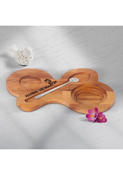 Kişiye Özel Ahşap Zedi Latte Sunum Tabağı fiyatları