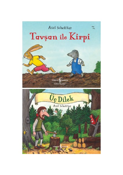 Tavşan ile Kirpi - Üç Dilek - Axel Scheffler 2 Kitap Set