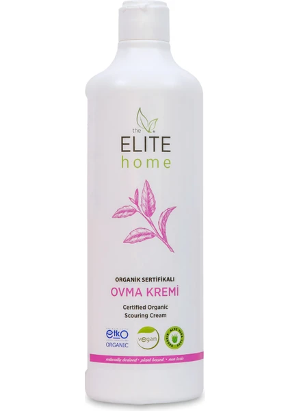 The Elite Home Organik Sertifikalı Ovma Kremi 750 ml , portakal