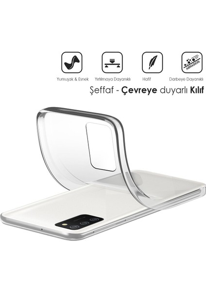 Samsung A02S Şeffaf Kılıf