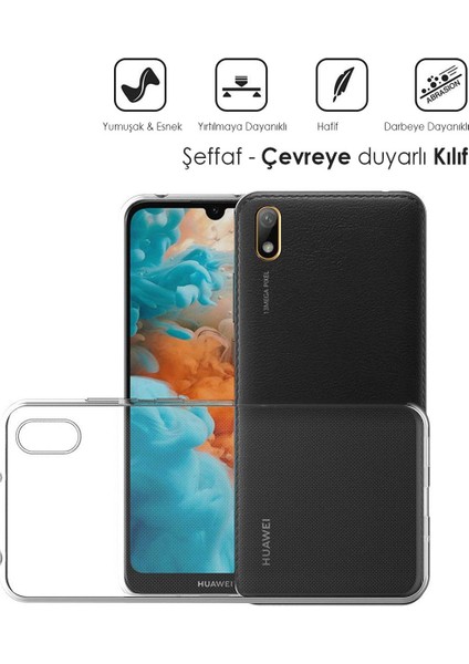 Huawei Y5 2019 Şeffaf Kılıf