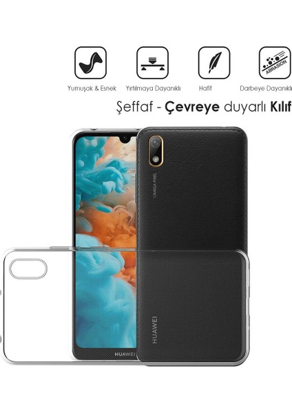 Huawei Y5P Şeffaf Kılıf