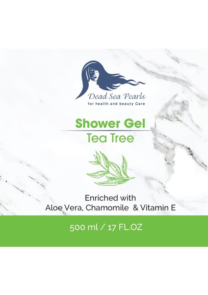 Dead Sea Shower Gel Tea Tree 500 Ml.