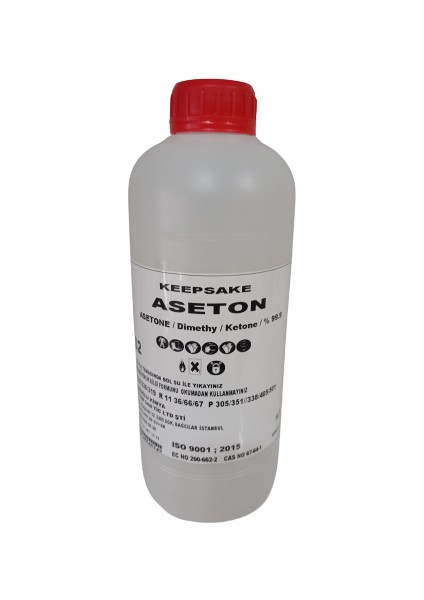 1 Litre Saf Aseton %99,9