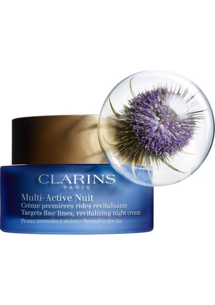 Clarıns Clr Multi Active Night Cream Dry Skin Gece Kremi 50 ml