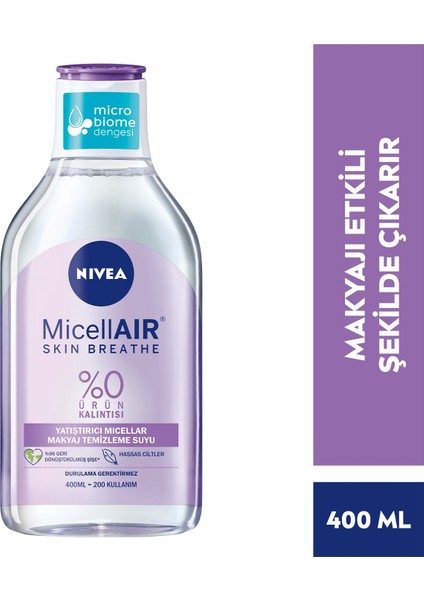 Marka: Nivea Micellar Makyaj Temizleme Suyu Hassas Ciltler 400 ml Kategori: Yüz Temizleyici