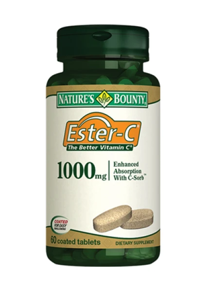 Nature's Bounty Ester-C 1000 Mg 60 Tablet