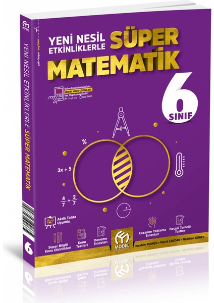 Model Eğitim Yayıncılık 6. Sınıf Süper Matematik Soru Bankası