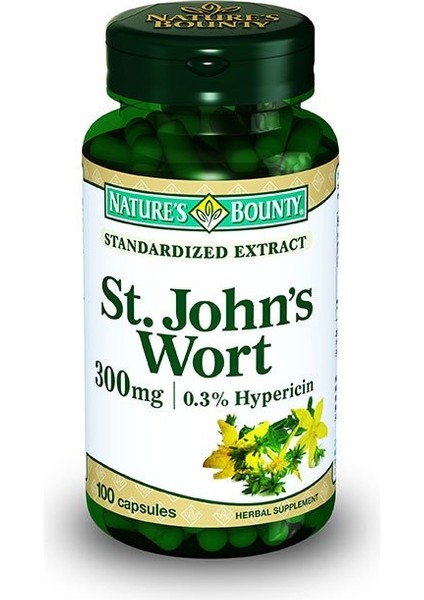 St. John's Wort 300 mg 100 Kapsül