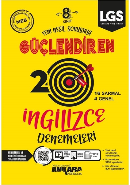 8.Sınıf Ingilizce Güçlendiren Denemeleri