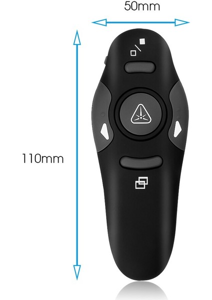 2.4ghz Kablosuz USB Powerpoint Sunum Sayfası Ppt Flip Pen Pointer Clicker Presenter Ofis Için Kırmızı Işık Rf Uzaktan Kumanda (Yurt Dışından)