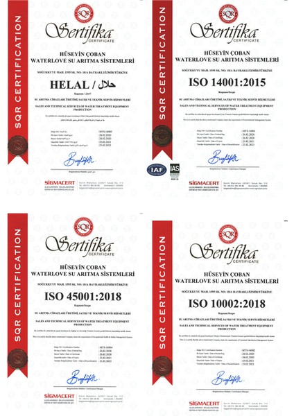 Su Arıtma Cihazı Membran Housıng Seti + Membran modelleri