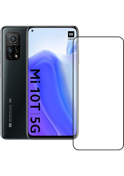 Xiaomi Mi 10T / Mi 10T Pro Ekran Koruyucu 9d Temperli Cam - Siyah