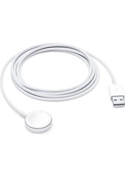 Apple Watch Uyumlu Manyetik Şarj Cihazı - USB Kablosu 1 Metre