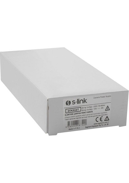 SL-KA66 12V 6A Metal Kamera Güç Kaynağı