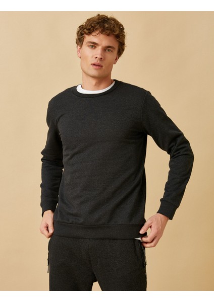 Basic Sweatshirt Pamuklu fiyatları