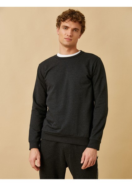 Basic Sweatshirt Pamuklu modelleri