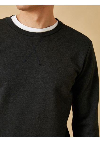 Basic Sweatshirt Pamuklu indirimleri