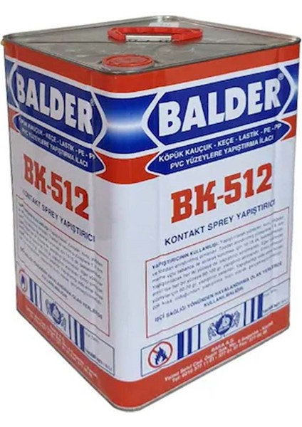 BK-512 Sprey Yapıştırıcı Teneke 16 L