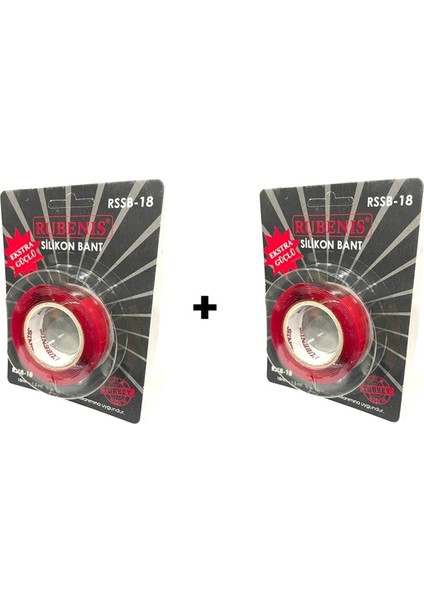 Rubenıs Ekstra Güçlü Silikon Bant ( 18 mm x 1,5 mt ) Rssb-18 ( 2 Adet)