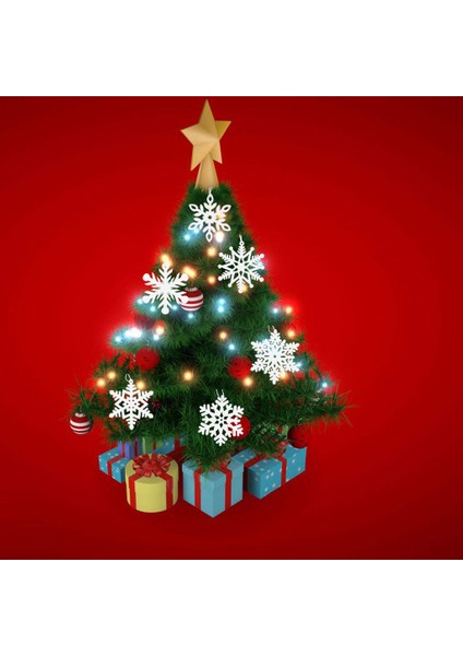 F Fityle Kar Tanesi Kolye Etiketler El Sanatları Noel Ağacı Parti Xmas Ev Beyaz Için Asılı indirimleri