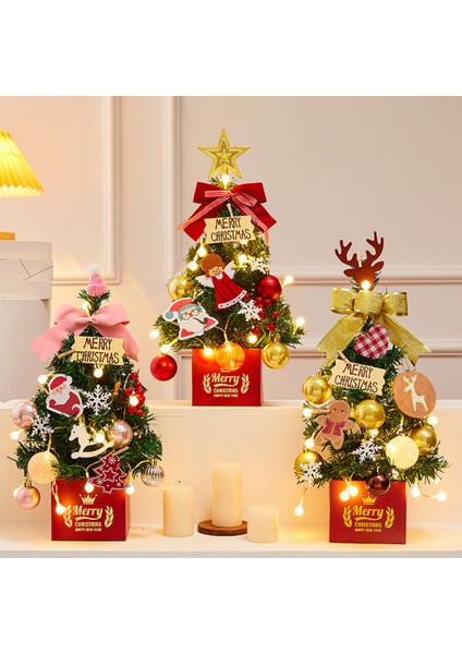 F Fityle Noel Ağacı Mini Dekorasyon Pencere Için Yapay Işıklar Çocuklar Sevgilisi Kırmızı Kırmızı Yay fiyatları