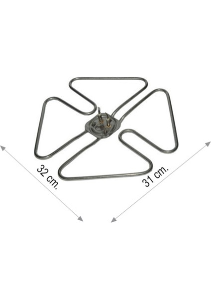 Kelebek Rezistans 2750W 220V 6,5q Cr-Ni