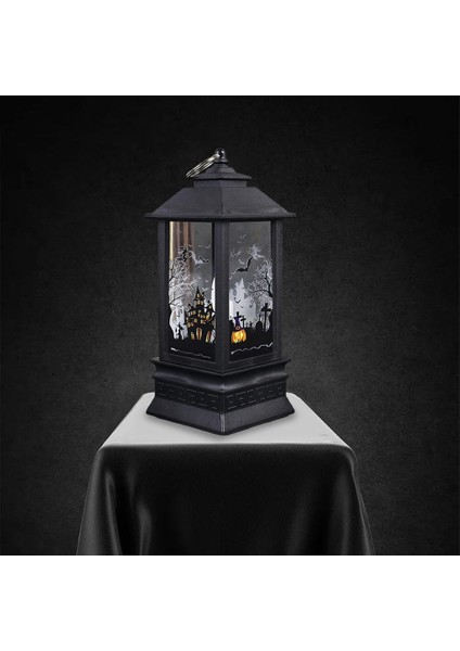 F Fityle Cadılar Bayramı Fener Pil Kumandalı Taşınabilir Lamba Gece Işıkları Ev Kalesi Için fırsatları