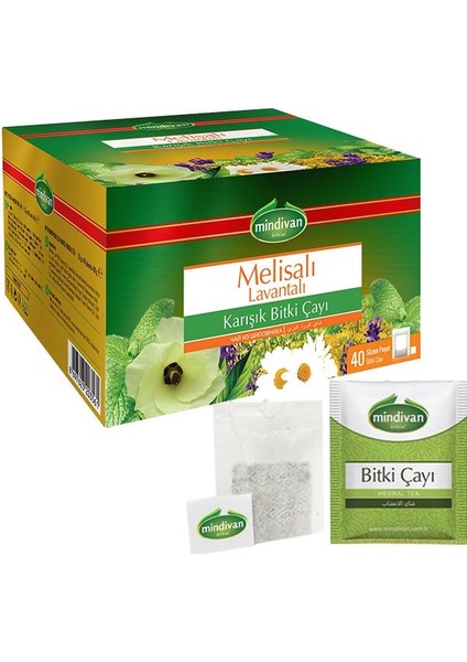 Melisalı Lavantalı Çay 40'lı Süzen Poşet