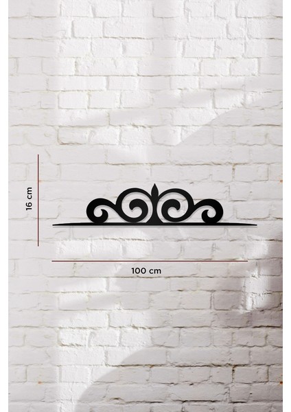 Motif Desenli Ahşap Kapı ve Ayna Üstü Köşe Süsü