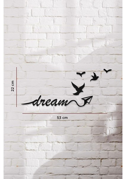 Dream Yazılı Dekoratif Ahşap Tablo modelleri
