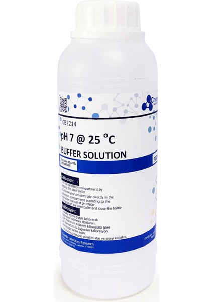 Kalibrasyon Sıvısı Seti Ph4 ve Ph7 500ML modelleri